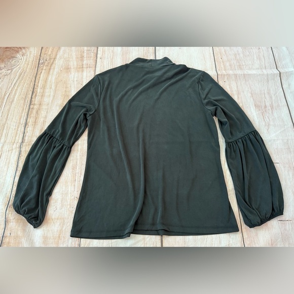 The Limited Black Bell Bubble Sleeve Top Blouse Shirt XL NWT 31104 - Picture 3 of 7